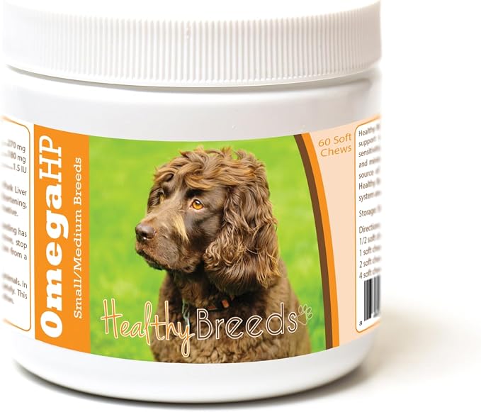 Boykin Spaniel Omega HP Fatty Acid Skin and Coat Support Soft Chews 60 Count