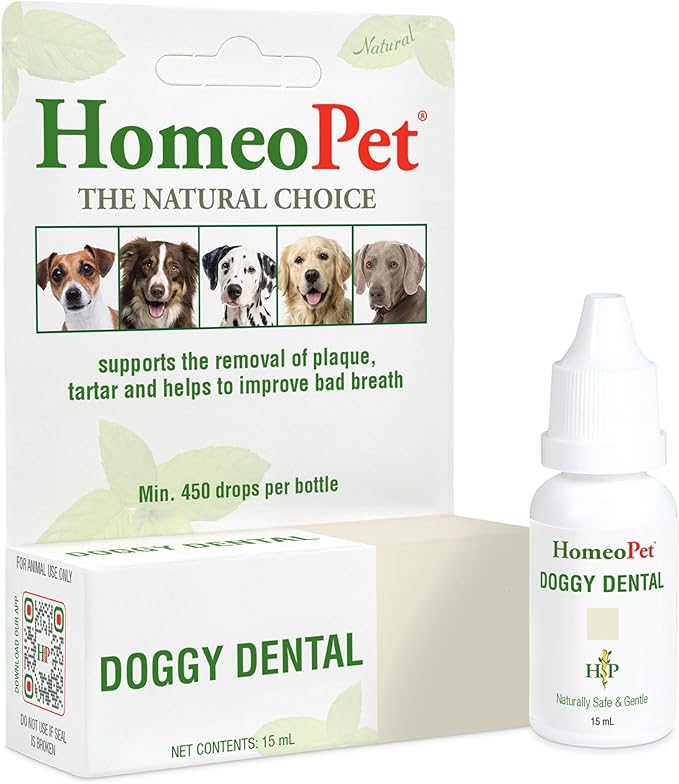 Doggy Dental Safe Gentle and Natural Tooth and Dental Care for Dogs 15 Milliliters