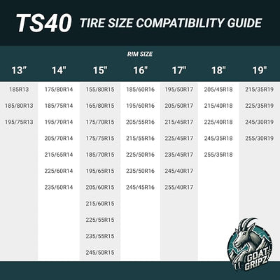 Tire Socks for Cars, SUVs & Pickups – Reusable Fabric Alternative to Chains for Snow & Ice – Easy Install, Low Clearance, Compatible ABS/ESP – Includes Gloves & Storage Bag (1 Pair)