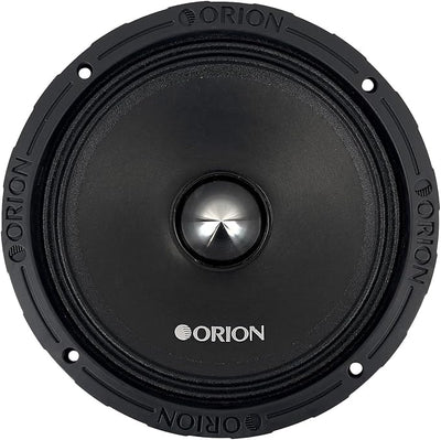 ORION XTR XTX854 High Efficiency 8” Mid-Range Bullet Loudspeakers, 1600W Max Power, 400W RMS, 4 Ohm, 2” Voice Coil - Pro Car Audio Stereo, Midrange Speakers (Pair)