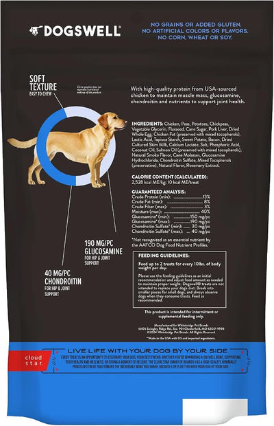 Dogswell Hip & Joint Soft & Chewy Dog Treats, Chicken 14 oz. Bag
