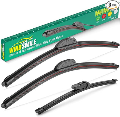 26" 16" 11" Windshield Wiper Blades Replacement for Hyundai Santa Fe 2024 2025 Premium All Weather Front Rear Wipers Set - OEM Quality (Pack of 3)