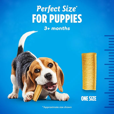 DentaLife Puppy Teething Dog Chews for Small Dogs 3 Months and Up, Chicken Flavor, 17.3 oz., 19 Chews - 19 ct. Pouch