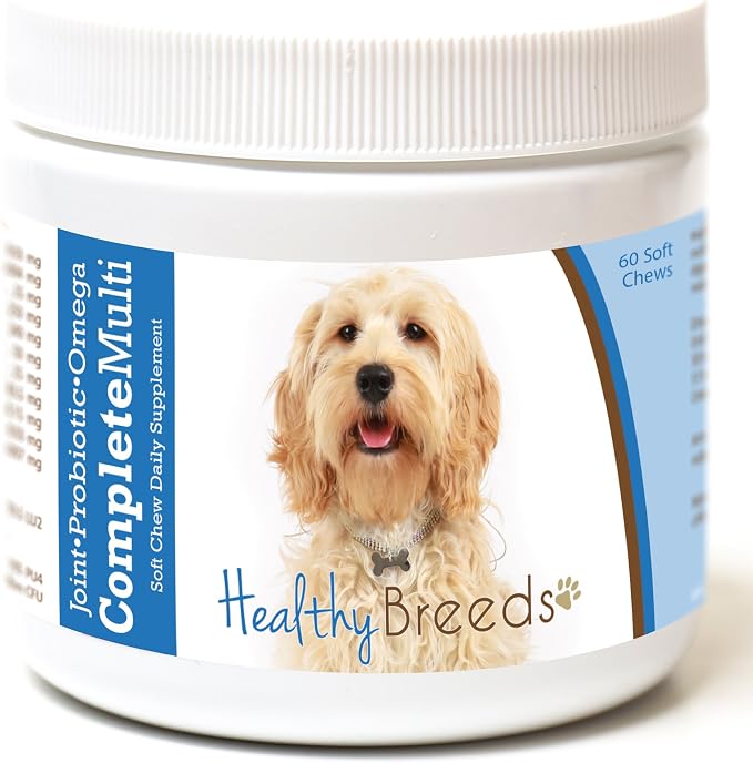 Cockapoo All in One Multivitamin - Complete with Probiotics, Glucosamine, Chondroitin & Omegas - 60 Soft Chewy Treats