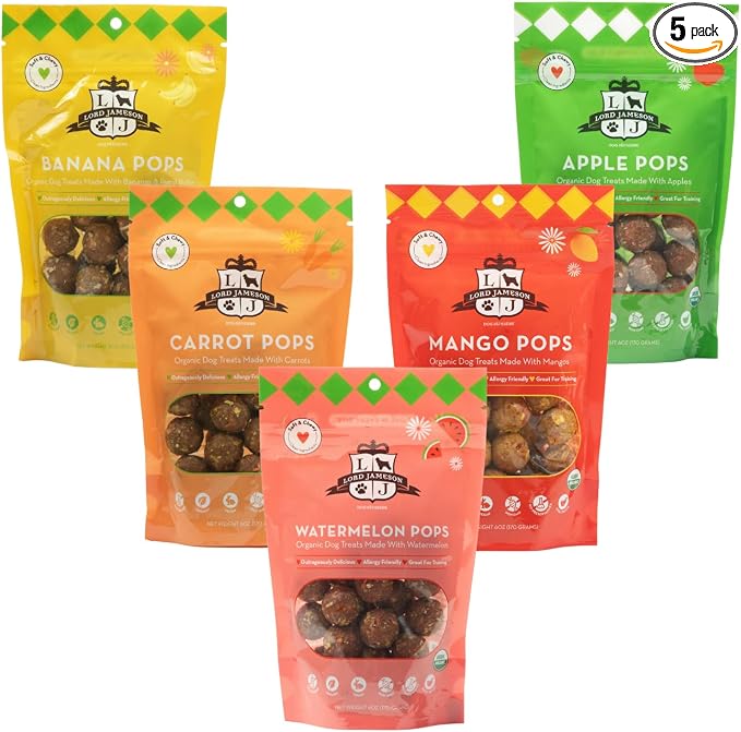 Lord Jameson Farmstand Collection Bundle – Natural & Organic Dog Treats Inspired by Fresh Produce