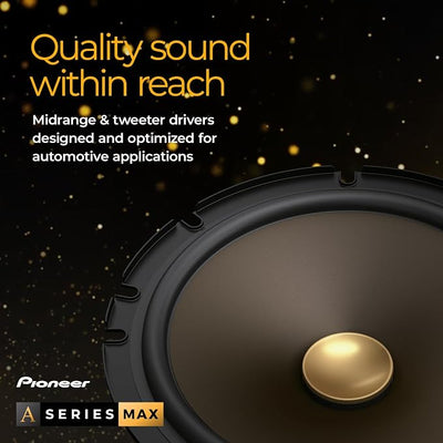 Pioneer A-Series MAX TS-A693FH 6” x 9” 2-Way Speakers (Pair) – 450W Max, Balanced Sound + Smooth Treble, Enhanced Bass, Ideal Factory Upgrade, Installation Adaptors Included