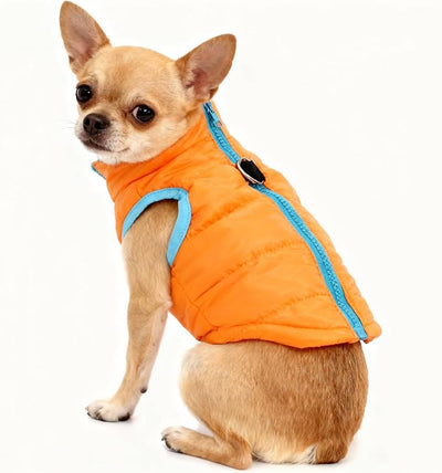 Winter Waterproof Windproof Vest Coat for Small Medium Dogs - Warm Jacket for Cold Weather (Not Suitable for Big Dogs) X-Pink S