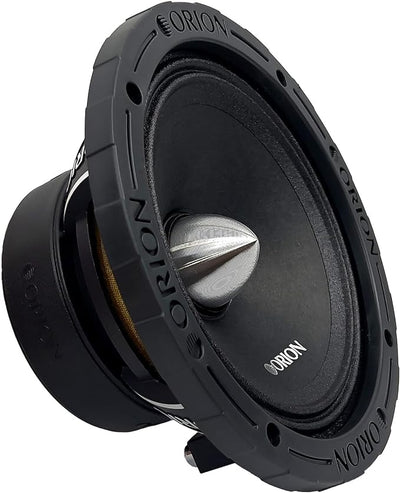 ORION XTR XTX654 High Efficiency 6.5" Mid-Range Bullet Loudspeakers, 1400W Max Power, 350W RMS, 4 Ohm, 1.5" Voice Coil - Pro Car Audio Stereo, Midrange Speakers (Pair)