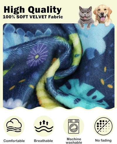 CuteBone Dinosaur Costume Dog Shirt, Stretchy Velvet T-Shirt Clothes for Small Dogs, Soft & Breathable Pet Tee Outfit Cat Apparel for Daily Wear, Cozy Pullover Design Puppy Fashion COSBX06S