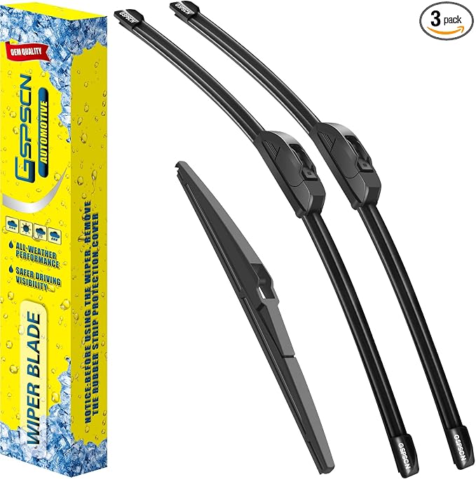GSPSCN 3 Wipers Replacement for Lexus RX350 RX450h 2015 2014 2013 2012 2011 2010 Original Equipment Windshield Wiper Blades 26"+22"+16" (set of 3) J hook
