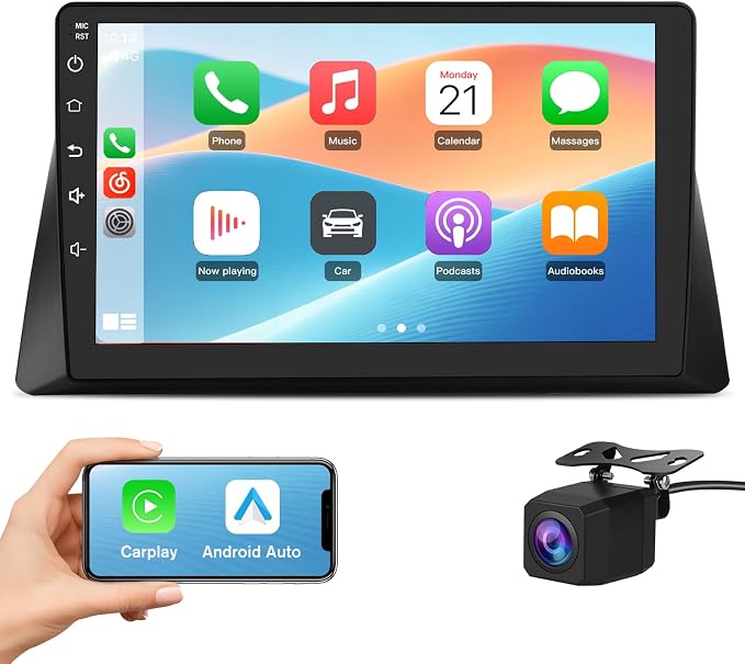 Junsun 5G WiFi 64GB ROM Car Radio Stereo for Honda Accord 2008 2009 2010 2011 2012 2013,Wireless CarPlay/Android Auto,GPS DSP RDS,Upgrade Bluetooth 5.0 Rearview AM/FM with Backup Camera