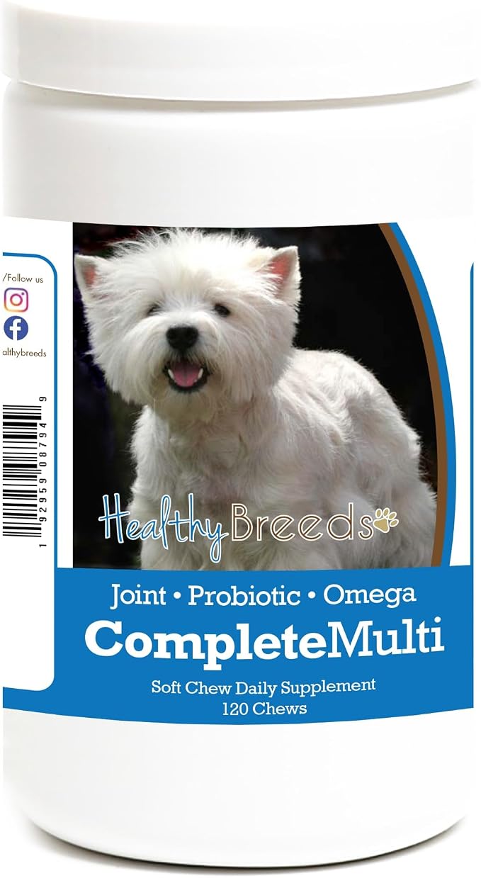 West Highland White Terrier All in One Multivitamin Soft Chew 120 Count