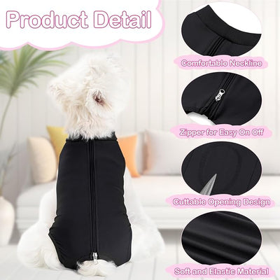 Coppthinktu Dog Surgery Recovery Suit for Dogs After Surgery Female, Dog Onesie Neuter Puppy Spay Shirts, Post-Op Bodysuit Pajamas Anti Licking Abdominal Wounds Cone Alternative