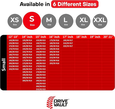 Snow Socks for Tires | Alternative for Tire Snow Chains | Ultra Grip Series | Reusable Snow Traction Device for Passenger Cars SUVs Trucks Winter Emergency Accessory | Safe Winter Driving