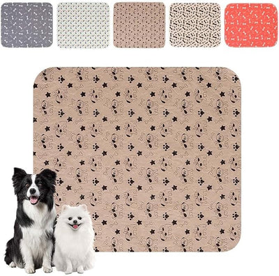 Puppy Pads for Dogs, 2026 New Washable Puppy Pads with Pheromones, Pee Pads for Dogs & Cats, Durable Leak-Proof & Anti-Slip Pet Training Pads for Home & Travel, Reusable (Brown, 31.5" x 35.4")