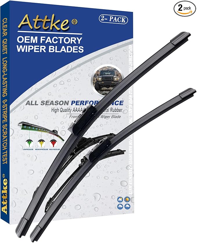 ATTKE 26" + 17" OEM Quality Front Windscreen Wiper Blades for Subaru Forester 2019-2025,Legacy 2020-2022,Subaru Outback 2020-2022 (Set of 2)