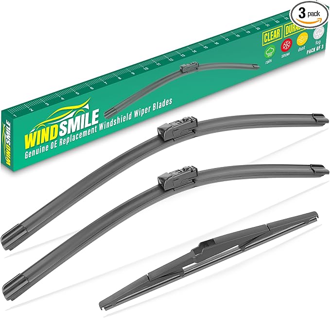 28" 16" 16" Windshield Wiper Blades Replacement for Toyota Prius 2016 2017 2018 2019 2020 2021 2022 Premium All Weather Front Rear Wipers Set - OEM Quality (Pack of 3)