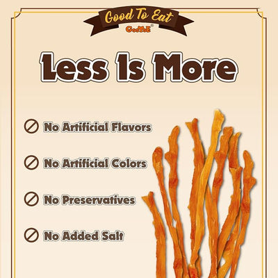 Gootoe Turkey Tendons for Dogs – All-Natural, Hypoallergenic Dog Treats, Rawhide Alternative, Long Lasting Puppy Chews, Healthy Dog Treats for Small Breeds, Strips, 1 lb (Pack of 2)