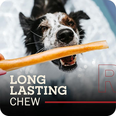Redbarn Pet Products All-Natural Small 6" Beef Collagen Sticks for Dogs - Long Lasting Low-Odor Alternative to Traditional Rawhide & Bully Sticks - Supports Healthy Joints, Skin, & Coat - 5 Pack