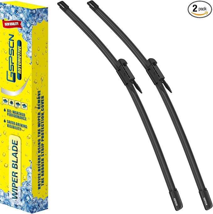 GSPSCN 2 Wipers For Buick Enclave 17-12，Lucerne 11-06 /Chevy Traverse 17-12 /GMC Acadia 16-12 /Pontiac G6 10-05，Original Equipment Windshield Wiper Blades 24"+21"(Set of 2)