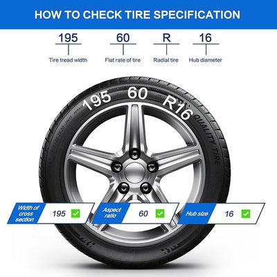 Heavy Duty Snow Tire Chains for Trucks SUVs Pickups Manganese Steel 4WD100