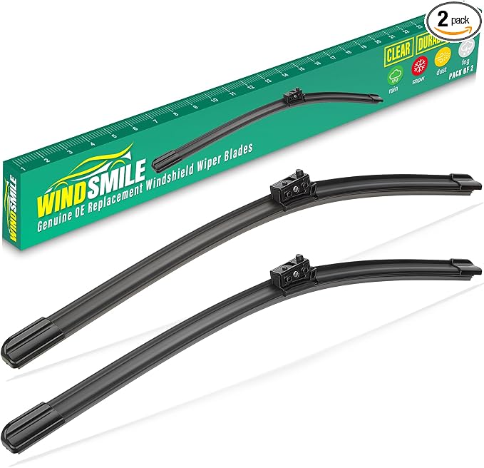 24" + 19" Windshield Wiper Blades for Mercedes-Benz CLA250 GLA250 A220 CLA35 CLA45 GLA45 AMG W177 2022 2021 2020 2019 2018 2017 2016-OEM Replacement Premium All Season Wiper Blades