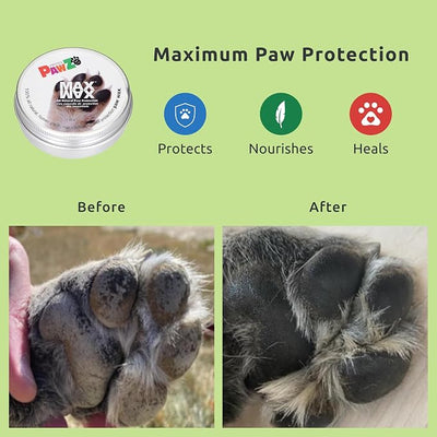 Protex PawZ MaxWax Paw Balm | All Natural Paw Balm and Paw Soother for Dogs | Paw Wax (60g)