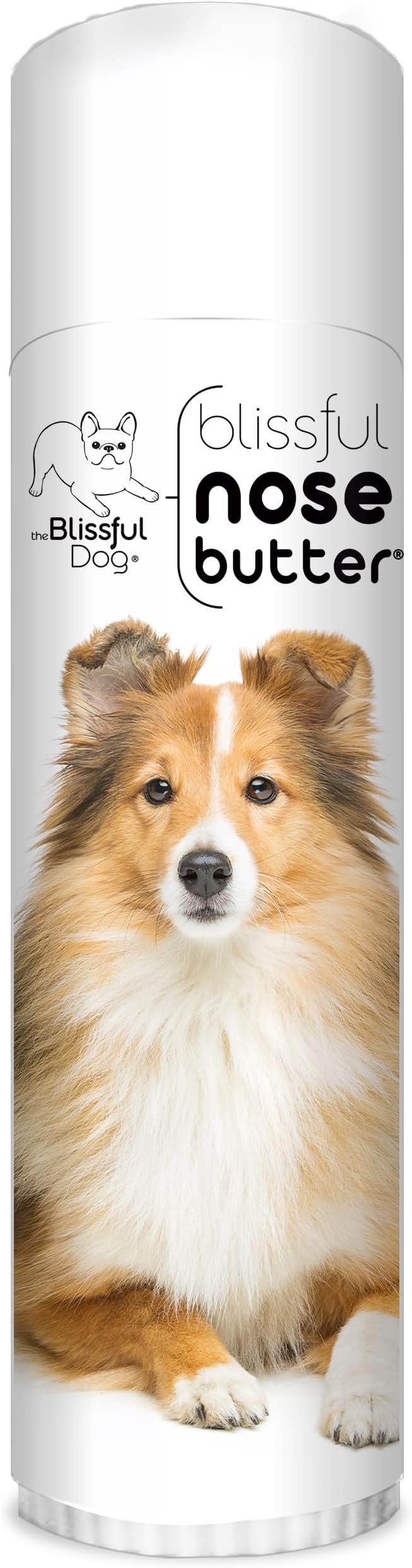 Shetland Sheepdog Nose Butter, Versatile Dog Nose Balm for Dry Nose, Handcrafted Nose Moisturizer, Easy-to-Apply Dog Essentials, Unscented, 0.50 oz.