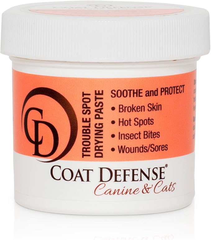 Trouble Spot Drying Paste | Made in USA | 5 Oz Dog & Cat Skin Care, Itchy Skin & Allergies, Alleviates Hot Spots for Dogs & Cats, Insect Bites Relief & Dog Wound Care