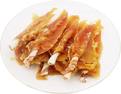 Chicken Jerky Twist Rawhide Dog Treats Sticks 16oz | 74.8% real poultry breast; 66% high protein; 2% ultra low fat; mechanical plaque removal; long lasting daily chew