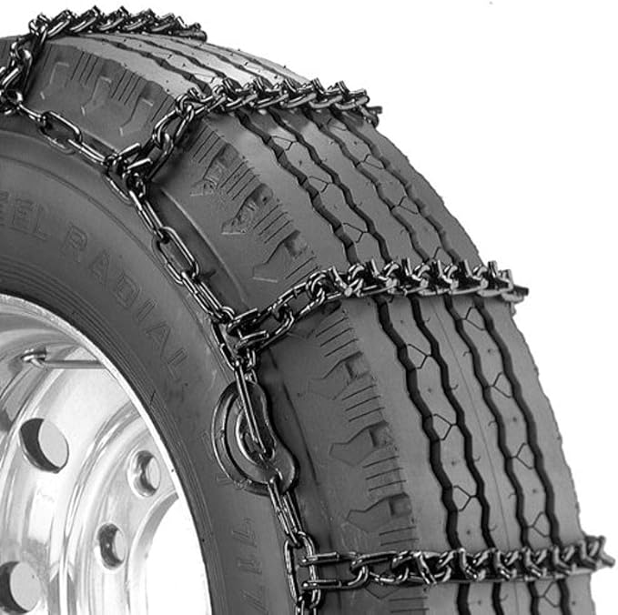 Security Chain Company QG2843CAM Quik Grip V-Bar Truck Singles Type CAM-RS Tire Traction Chain - Set of 2