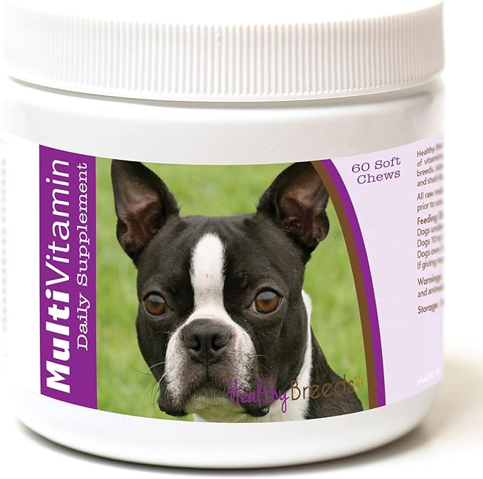 Boston Terrier Multi-Vitamin Soft Chews 60 Count