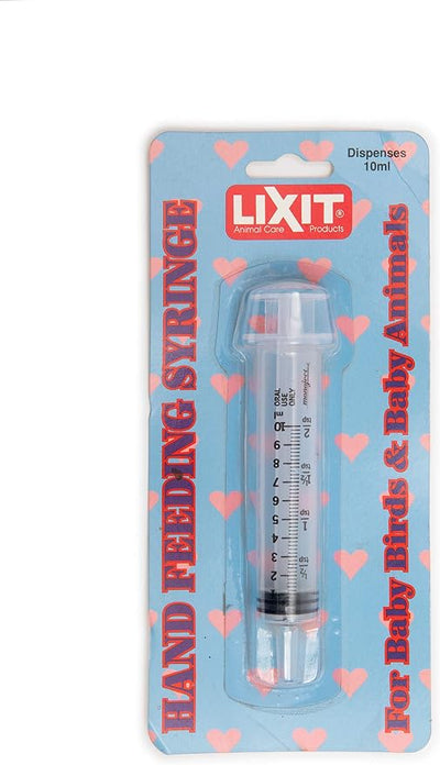 Lixit Hand Feeding Syringes for Puppies, Kittens, Rabbits and Other Baby Animals (10ML Pack of 4)