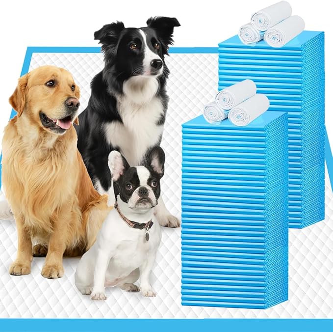 IMMCUTE Extra Large Dog Pee Pads 36"x36"-30 Count | XX-Large Puppy Pee Training Pads Super Absorbent & Leak-Proof | Disposable Pet Piddle and Potty Pads for Puppies | Dogs | Doggie| Cats | Rabbits