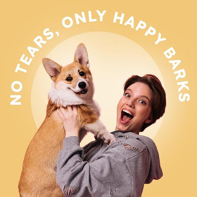 Tear Stain Chews and Eye Vitamins for Dogs - 150 Vision Soft Bites - Eye Supplements for Dogs with Lutein, Eyebright, Cranberry & Vitamin C - Beef Flavor