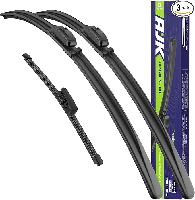 AJK Wiper Blades for Hyundai Veloster 2012-2017 | Front, 2-Piece, OEM, Conventional