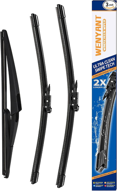 28"/21"/12" Windshield Wipers Compatible with Mercedes-Benz ML-Class 2006-2011 GL-Class 2007-2012 Front and Rear Wiper Blades for My Car Original Equipment Automotive Replacement (Set of 3)
