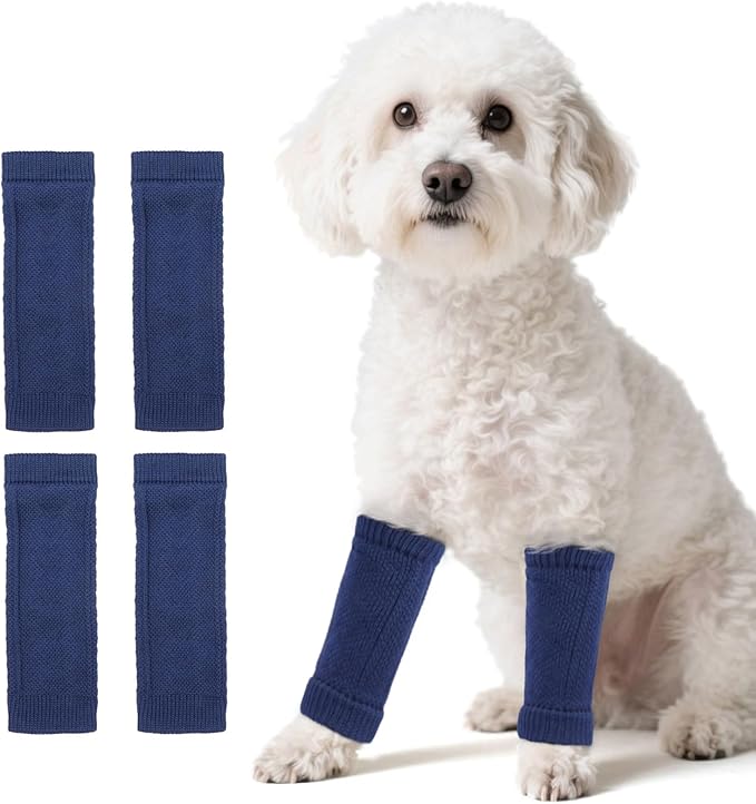 4 PCS Anti Licking Sleeve for Cats, Elbow Sleeve Scratching Prevention Protection Wraps