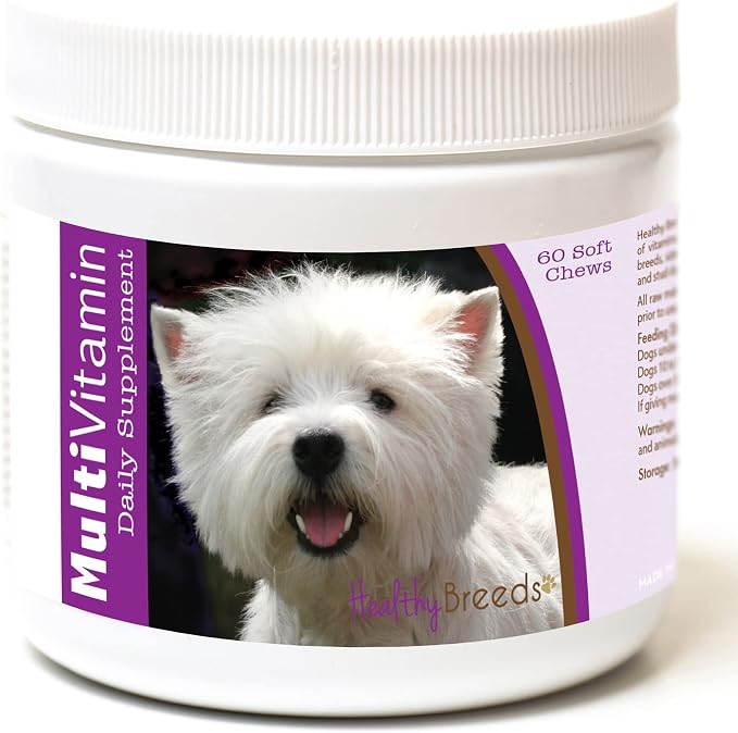 West Highland White Terrier Multi-Vitamin Soft Chews 60 Count