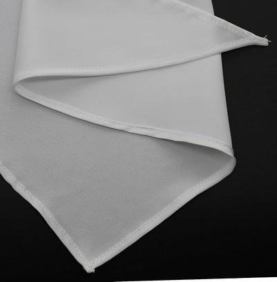 1 Pack White Dog Bandana Blank Polyester Dog Scarf for Small Dogs