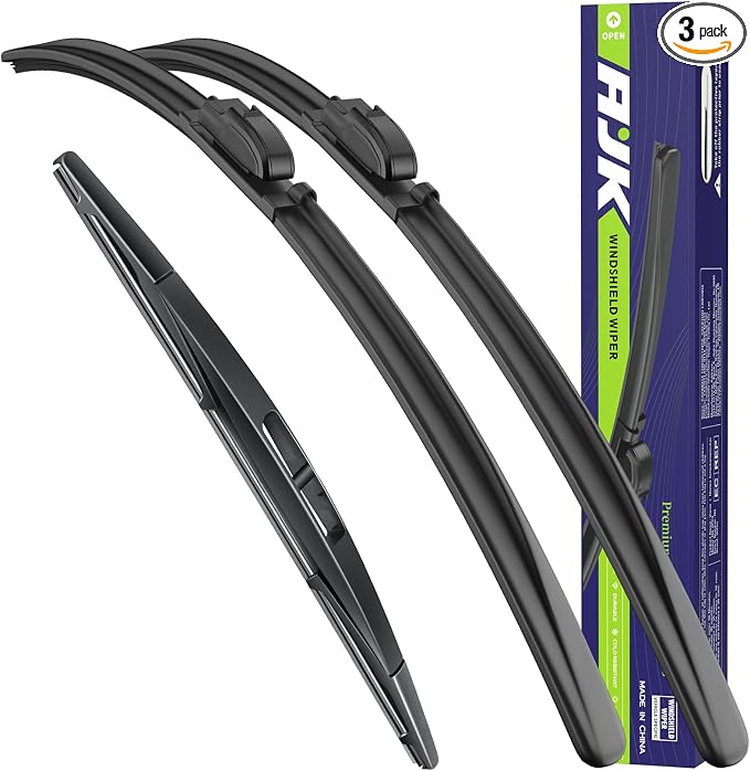 AJK Wiper Blades for Chevrolet Tahoe 2008-2013 | 22"+22"+12", OEM Quality, Front & Rear, 3-Piece