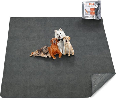 Washable Pee Pads for Dogs, 60x60 Reusable Whelping Pads, Absorb Dog Mats Non-Slip Puppy Training Pads for Whelping, Potty, Training, Playpen, Crate