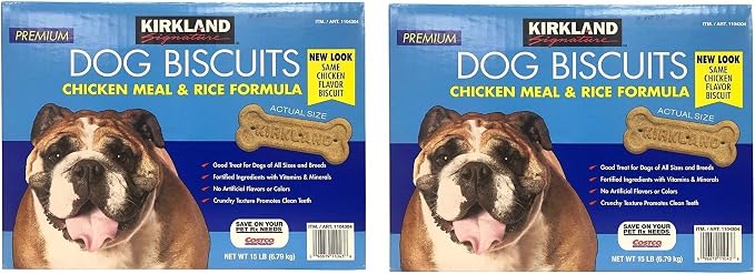 Signature Premium Dog Biscuits Chicken Meal & Rice Formula 30 LB