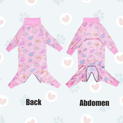 Dog Recovery Suit After Surgery Female Male, Medium Large Dog Neuter Shirt Cone Alternatives Prevent Licking Surgical Onesies (Elephant, 7XL)
