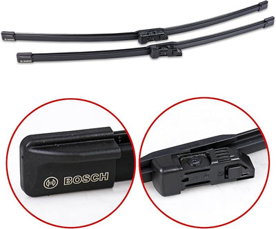 Bosch Automotive Aerotwin 3397007430 Original Equipment Replacement Wiper Blade-24'/21' (Set of 2) Top Lock 19mm | Driver and Passenger Side Original Equipment Replacement Blades