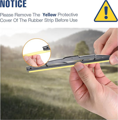 13 Inch Rear Wiper Blade Replacement for Honda CRV 2016 2015 2014 2013 2012 Original Equipment Replacement Rear Windshield Wiper Blade,Fit for Hook Type Back Wiper Arm