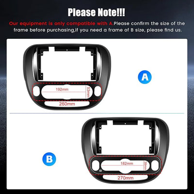 Hikity 4+128G Android 15 Car Stereo for Kia Soul 2014-2017 (Manual A/C), 9” Touchscreen Radio with CarPlay, Android Auto, Bluetooth, GPS Navigation, WiFi, DSP, FM, RDS + AHD Backup Camera