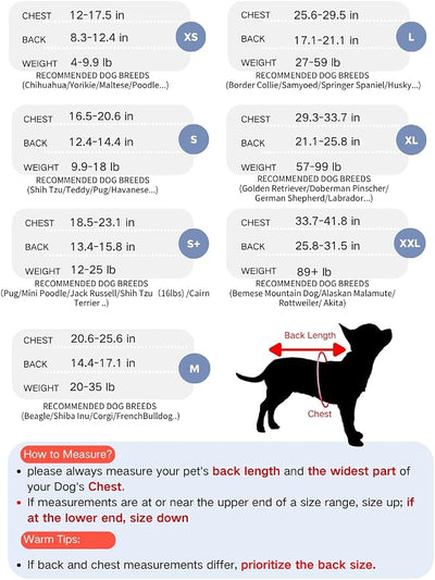 Surgery Recovery Suit for Female/Male Dog After Spay/Neuter, Bandana Set Included, Substitute E-Collar & Cone Anti Licking Wounds, Medium/Large/Small Dogs Body Surgical Suits, Pet Onesie, M