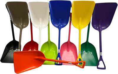 Shovel - Pink, Square Shovels for Digging with D-Handle, Overall 42-Inch Long Garden Shovel, Transfer Shovel, Snow Shovel for Car, Garden Tools and More
