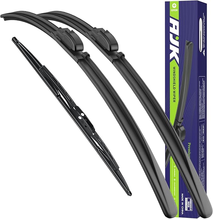 AJK Front Windshield Wipers for Cadillac Escalade 2015-2020 (22"+22"+12") | All-Weather OEM Quality Automotive Replacement Wiper Blades for My Car-Front and Rear Windows